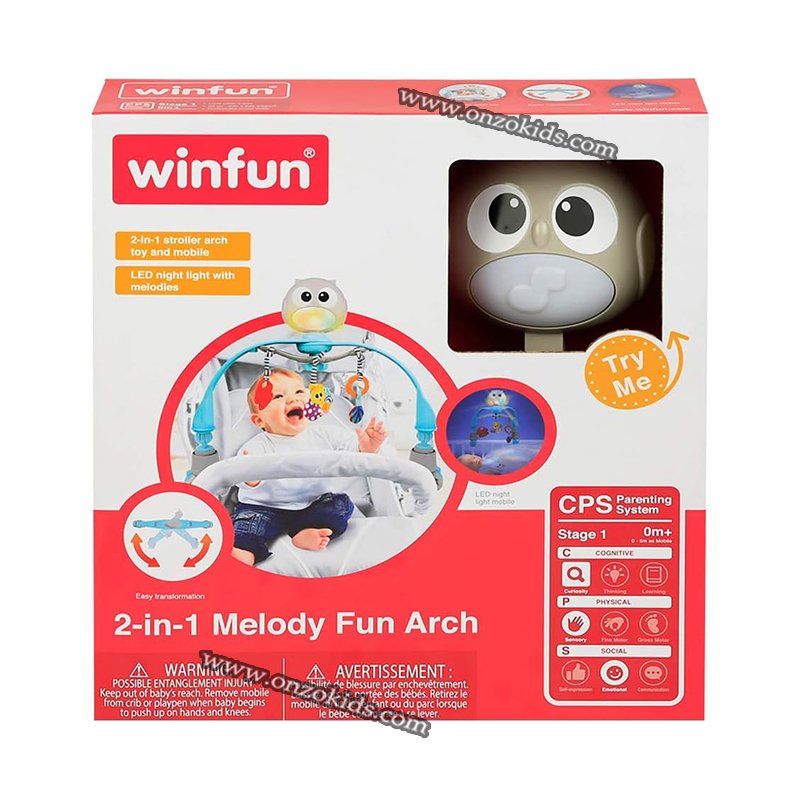 Carrousel Musical pour Berceau et Poussette - winfun – Image 4