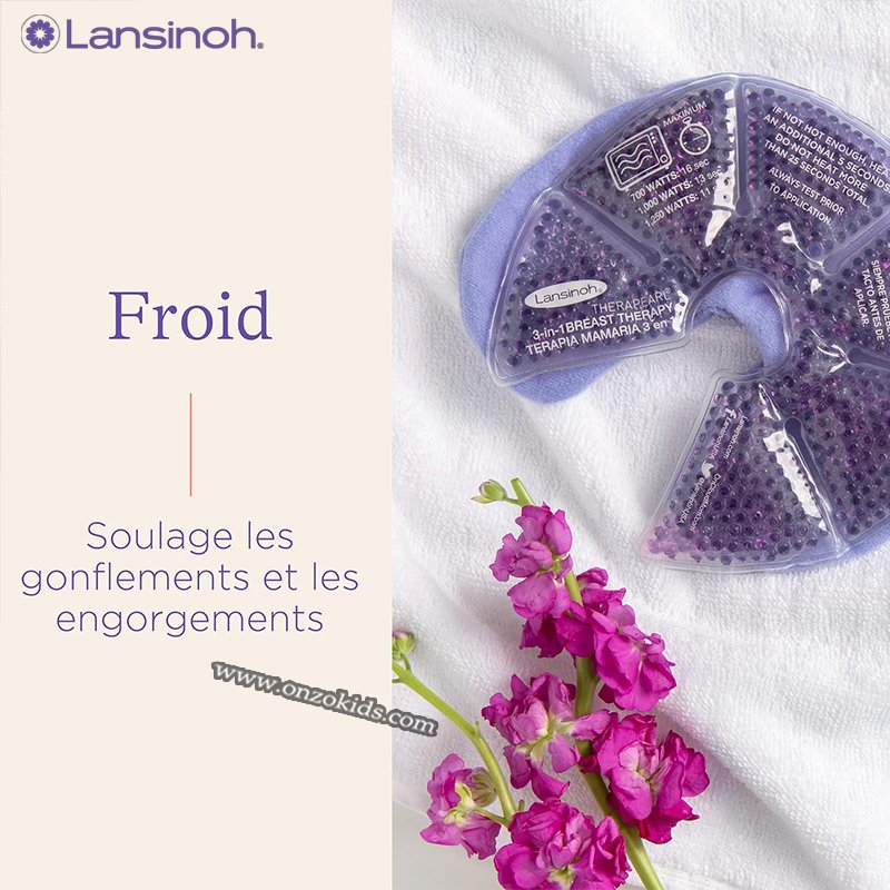 Lot de 2 Compresses apaisantes chaudes / froides - Lansinoh – Image 4