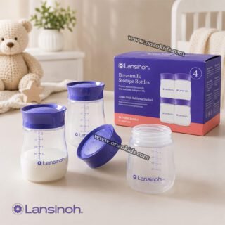 Lot de 4 Boite de Conservation pour Lait Maternel Col Large - 160 ml