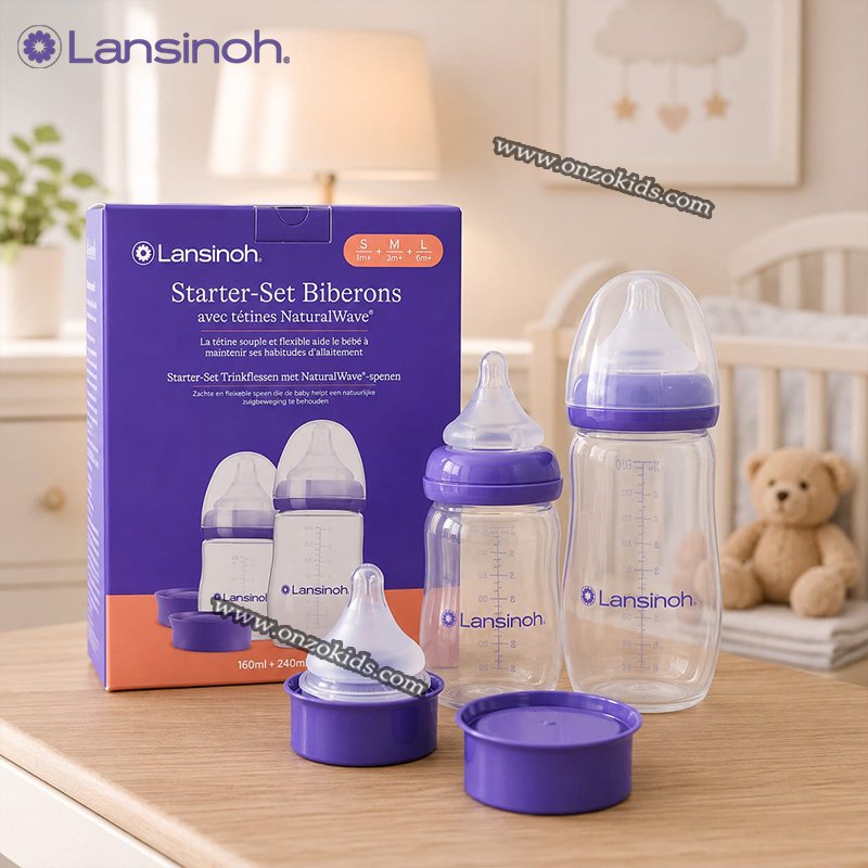 Pack de 2 biberons en plastique Starter - Lansinoh