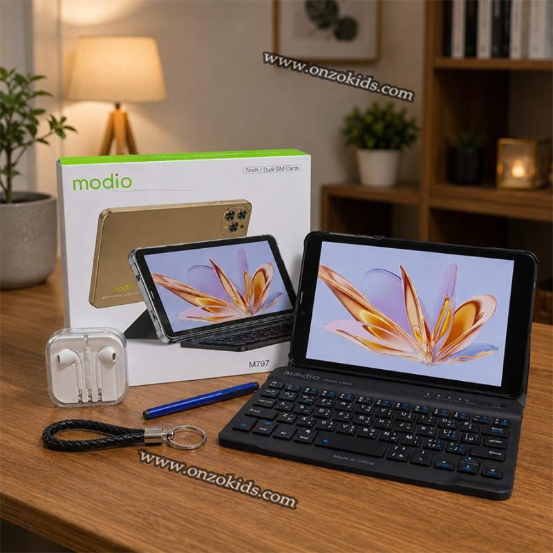 Tablette 7 pouces avec Bluetooth, Double SIM, clavier M797 – Modio