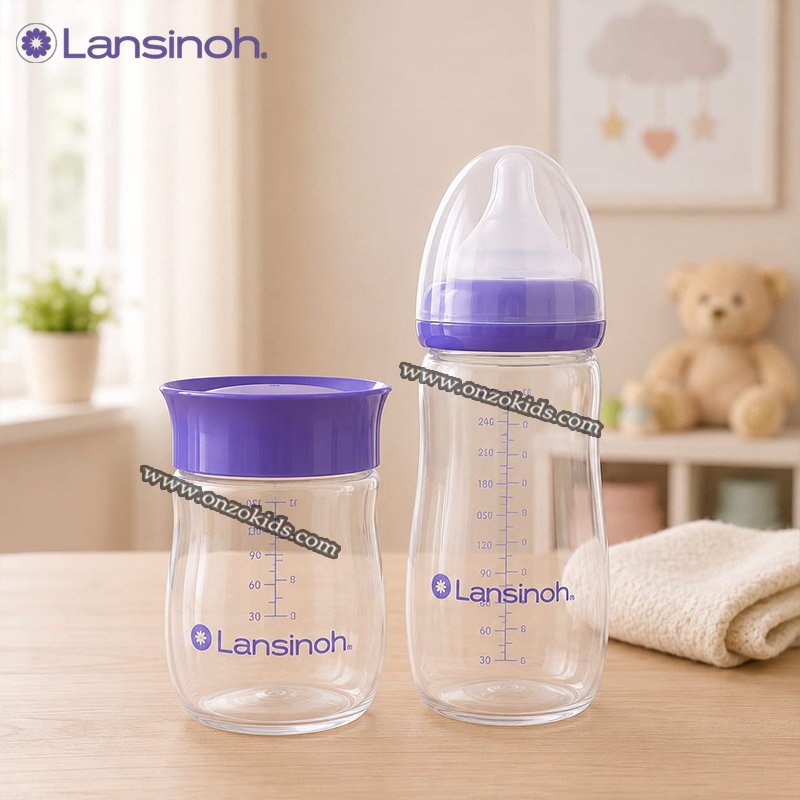 Pack de 2 biberons en plastique Starter - Lansinoh – Image 2