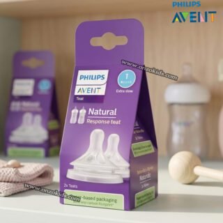 Lot de 2 Tétines 0m+ Natural Response Une goutte- Avent Philips