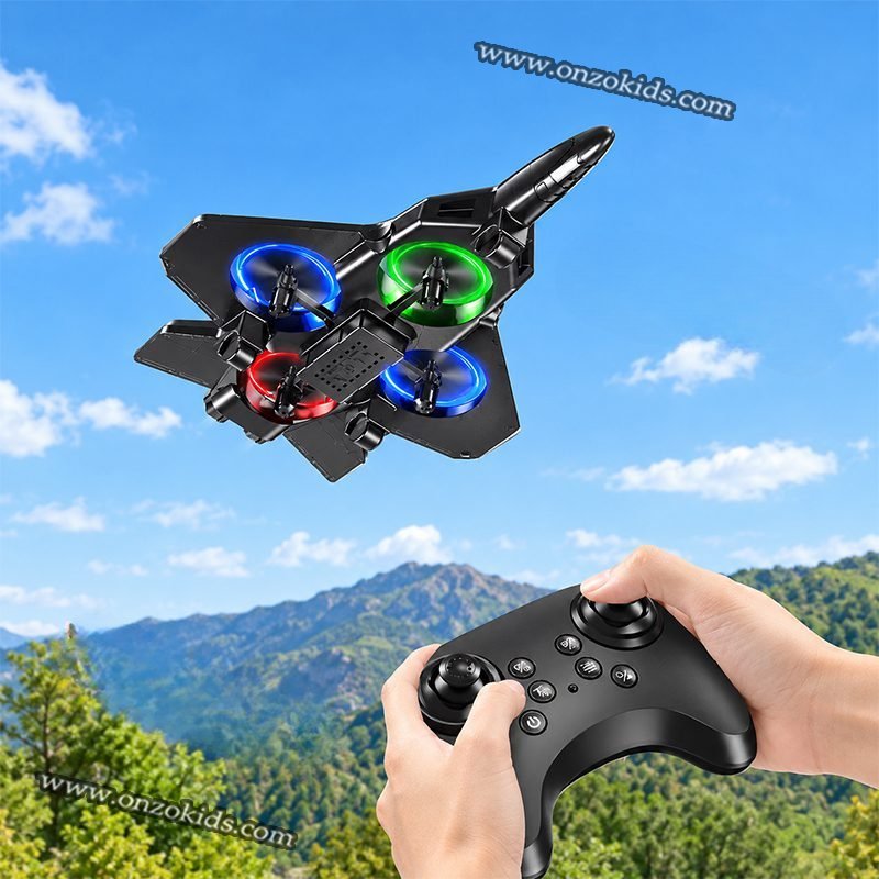 Avion Télécommandé RC Volantc avac Gyroscope et Lumières LED – Velocity – Image 5