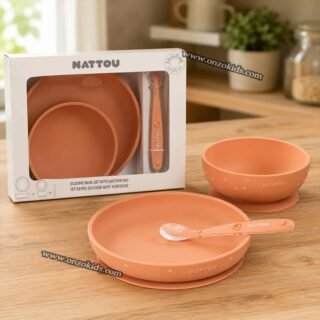 Ensemble de Vaisselle en Silicone 3 Piece - Nattou