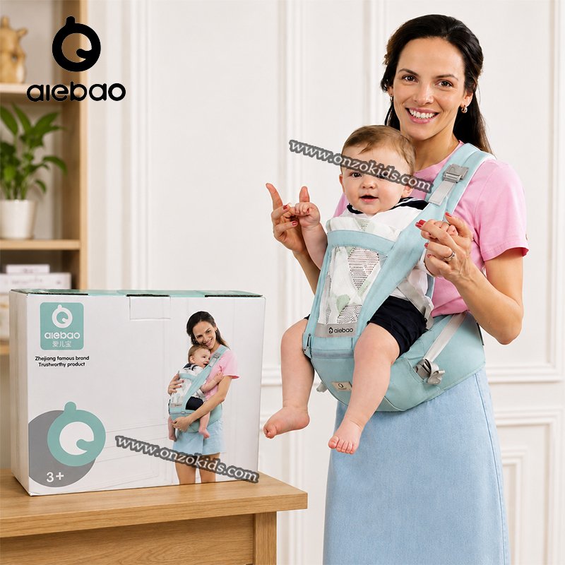 Porte Bébé, Kangourou Multifonctionnel Ergonomique - Aiebao