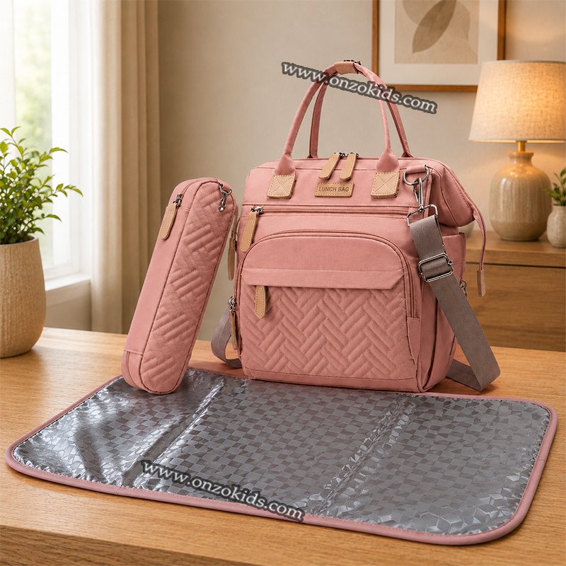 Sac à Langer Imperméable Multifonctionnel pour Bébé, Lunch bag – Image 2