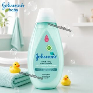 shampooing et après-shampoing 2en1 Soft & Shiny 500 ml - Johnson's Baby