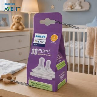 Lot de 2 Tétines Natural Response Moyen pour Bébe plus agés