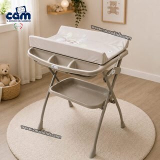 Table a langer pliable avec baignoire Volare - CAM Italie