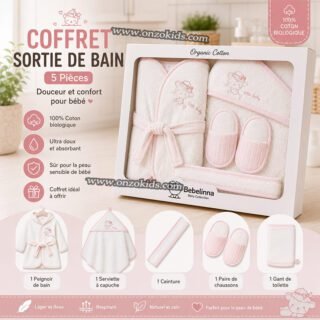 Coffret de bain pour bébé 5 pièces - Bebelinna