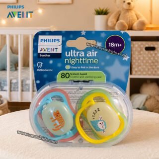 Lot de 2 Sucettes Ultra Air Nighttime 18m+ - Philips Avent