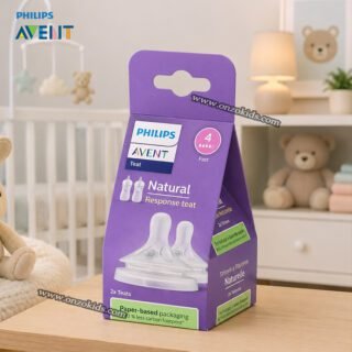 Lot de 2 Tétines Natural Response Rapide 3m+ – Avent Philips