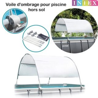 Voile D’ombrage Pour Piscine Hors Sol – Intex