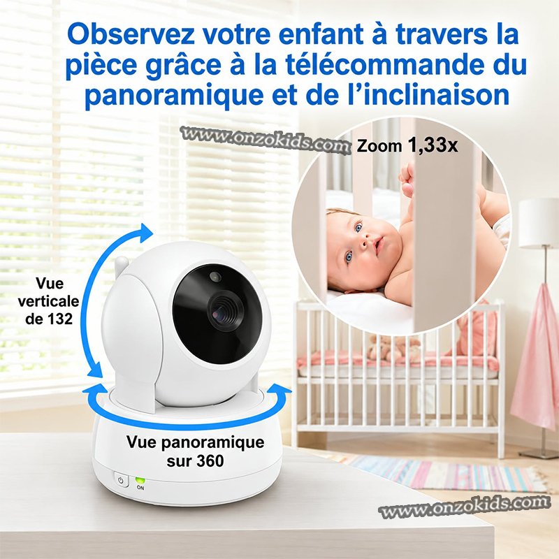 Babyphone vidéo, Avec écran et Caméra Pour Bébé - Vtech – Image 5