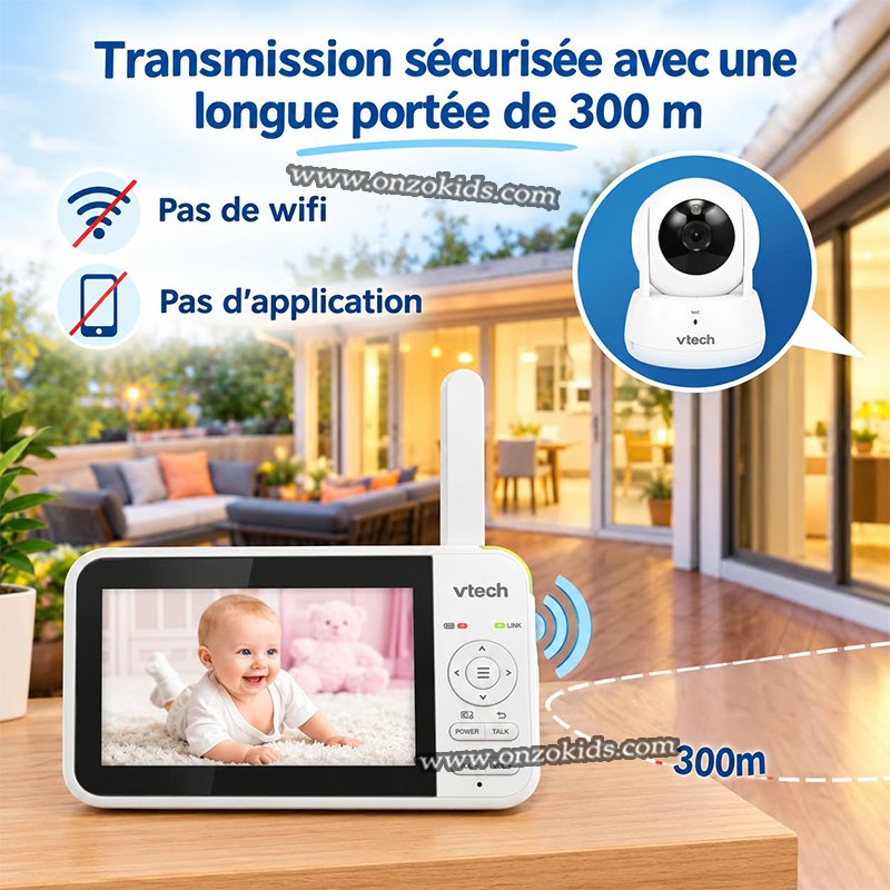 Babyphone vidéo, Avec écran et Caméra Pour Bébé - Vtech – Image 6