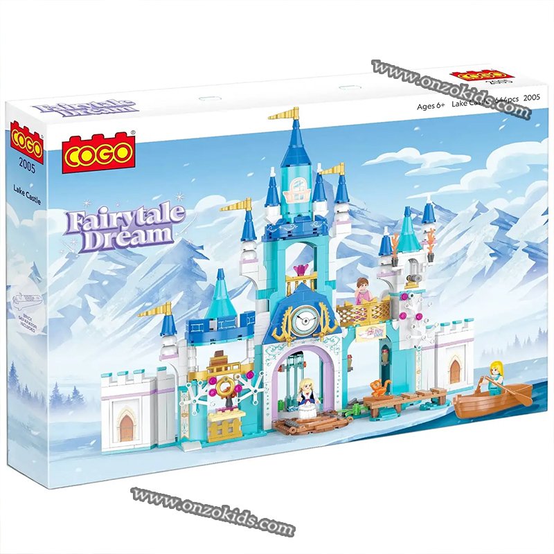 Jeu de construction Château Bleu 644 pcs – C0GO – Image 2
