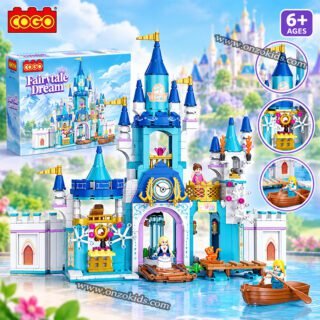 Jeu de construction Château Bleu 644 pcs – C0GO