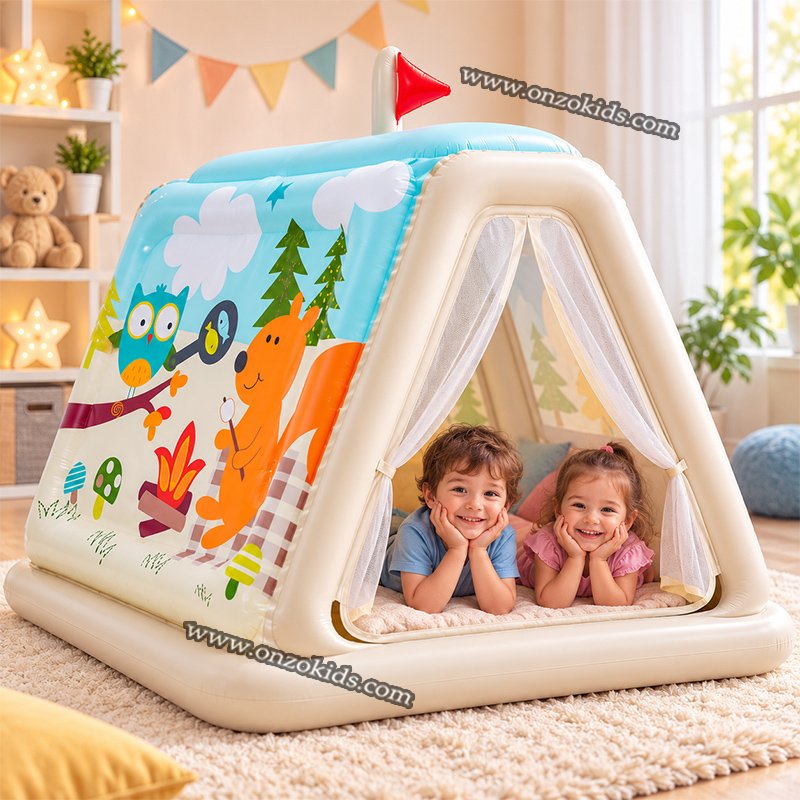 Tente de jeu gonflable pour enfants à motif animal - INTEX