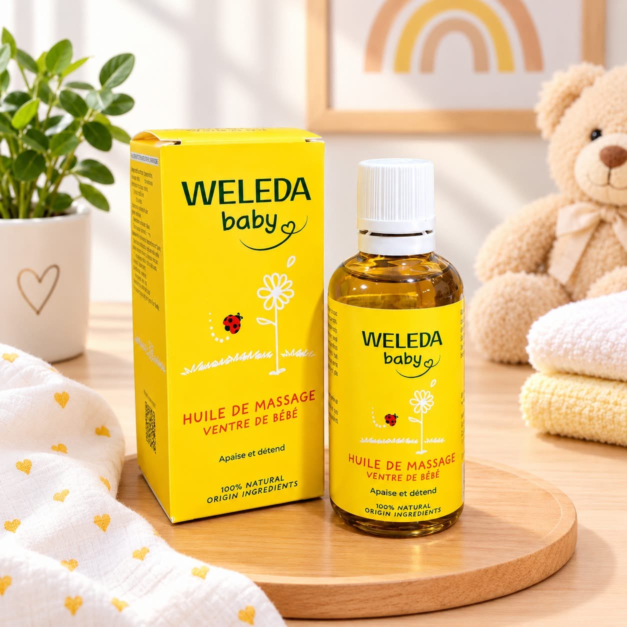 Huile de Massage Ventre de Bébé - Weleda