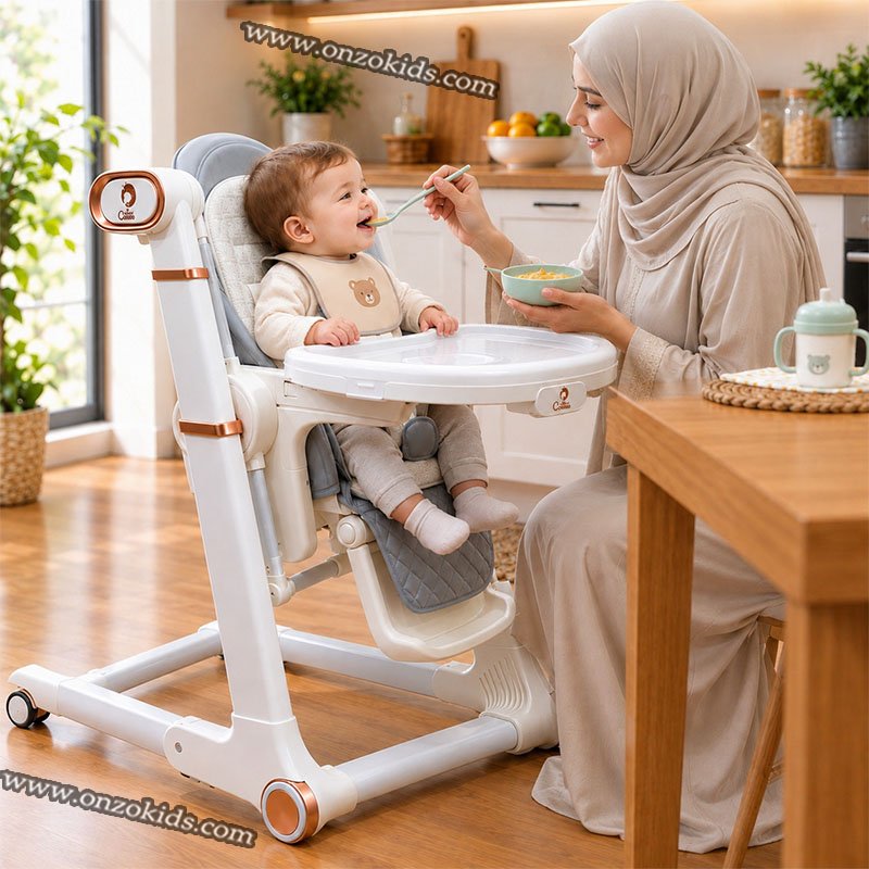 Chaise huate balancoire éléctrique 3 en 1 pour bébé - Chanou