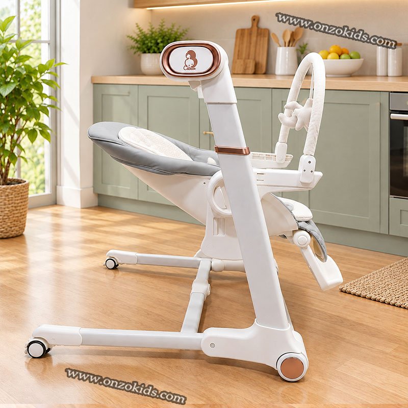 Chaise huate balancoire éléctrique 3 en 1 pour bébé - Chanou – Image 5