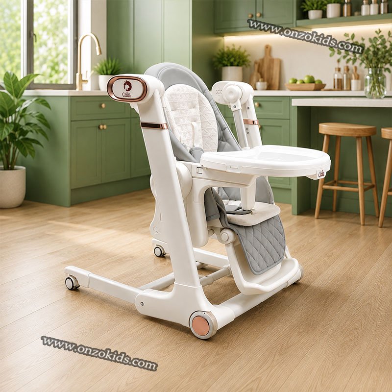 Chaise huate balancoire éléctrique 3 en 1 pour bébé - Chanou – Image 6