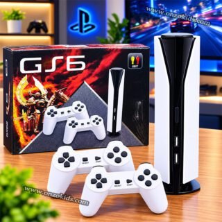Console de Jeux Rétro GS6 avec Plus de 20 000 Jeux Intégrés