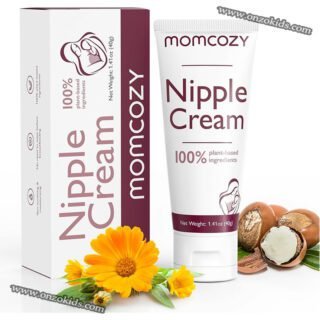 Crème pour mamelons 100% naturelle pour l'allaitement sans lanoline - Momcuzy