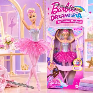 Poupée Ballerine Lumières Scintillantes – Barbie