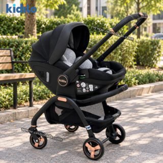 Poussette Maxi Cosi Réversible de Luxe 3en1 - Kidilo