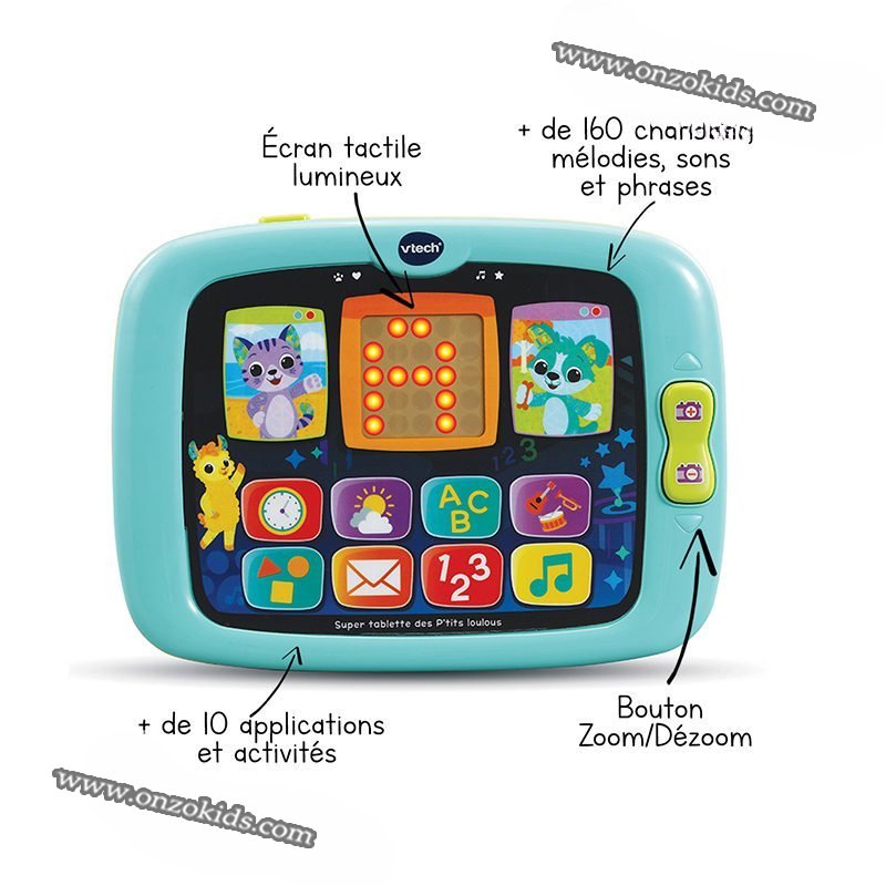 Tablette Super des P’tits Loulous première Tablette EnfantVersion FR – Vtech – Image 2