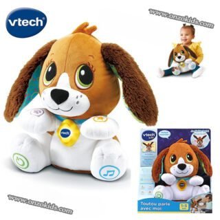 Toutou parle avec moi chien peluche interactif – Vtech